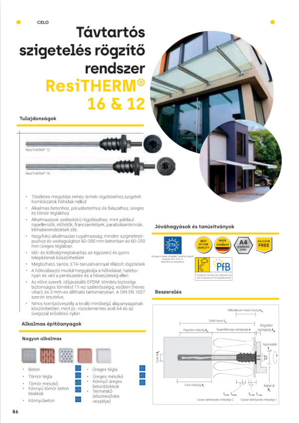 celo hungária kft - távtartós szigetelés rögzítő rendszer 2023
