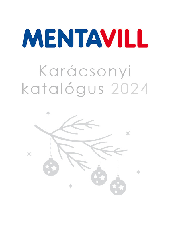 mentavill-saját márkás termékek - karácsonyi katalógus 2024