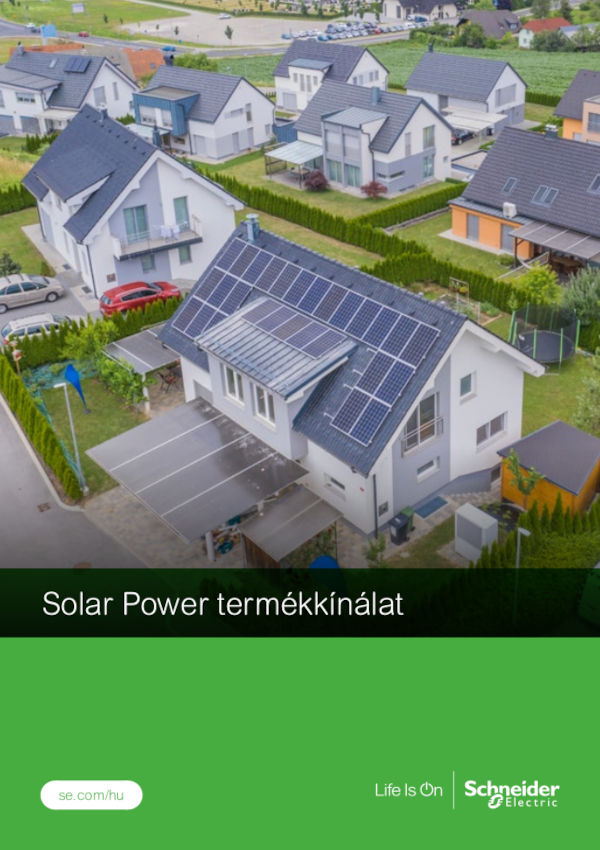 schneider electric hungária zrt. - solar power termékkínálat katalógus