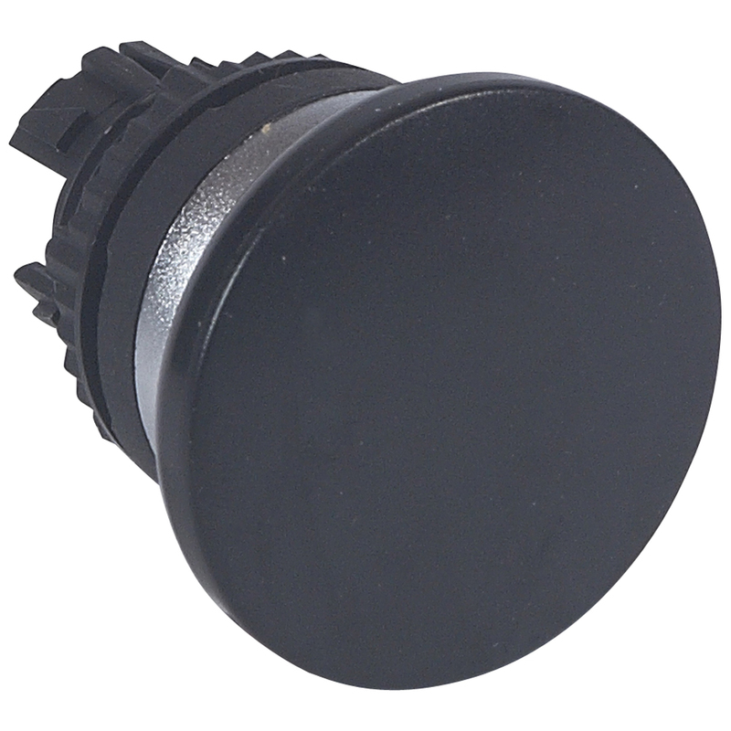 OSMOZ gombafejű nyomógomb - fekete átmérő 40mm