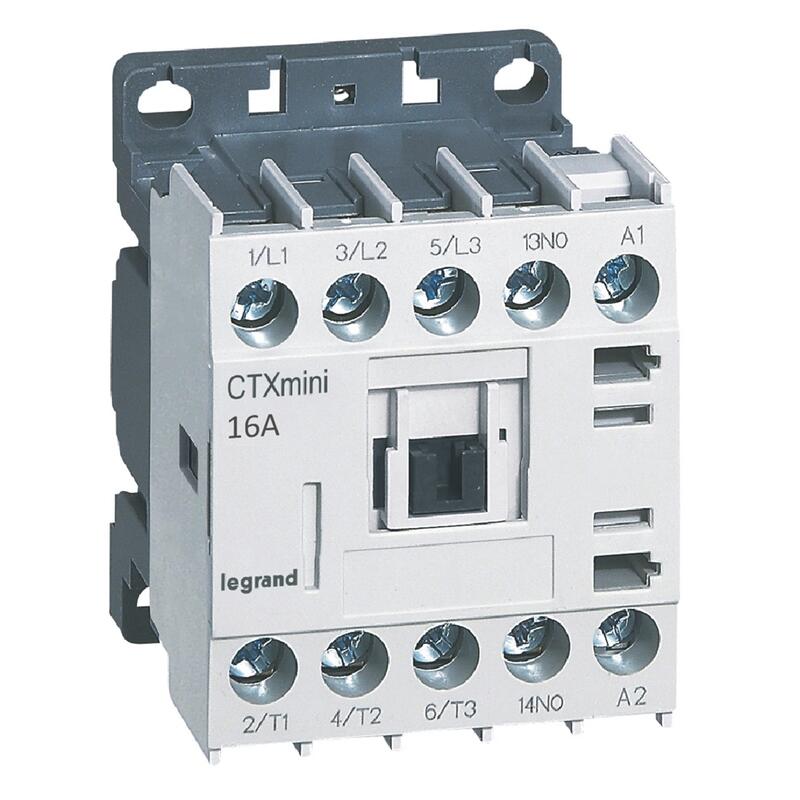 CTX3 mini mágneskapcsoló 1 záró érintkező 3P 16A 230V AC