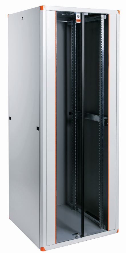 EVOLINE 19  fali szekrény 42U 800x1894x1000 hálózati rackszekrény szürke ajtós