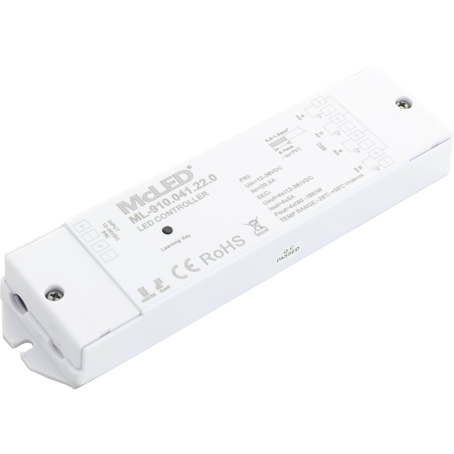 Jelerősítő LED szalaghoz RGBW 4 csatornás, 12- 36 V DC