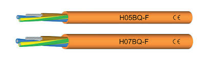 H05BQ-F 3x 1 300/500V PUR NARANCS SODROTT RÉZ ERŰ,IPARI KÁBEL