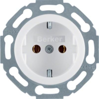 BERKER 1-es dugalj tip:1930 fényes fehér