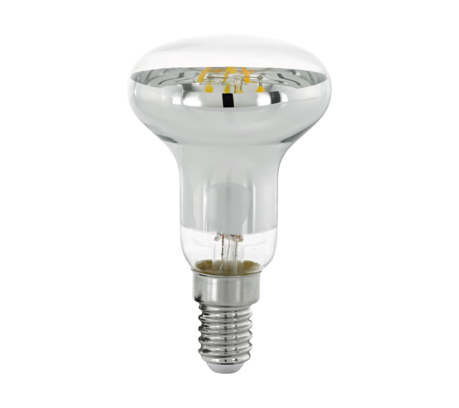 LED fényforrás E14 R50 4W 2700K átlátszó szabályozható@ EGLO-11764 helyett