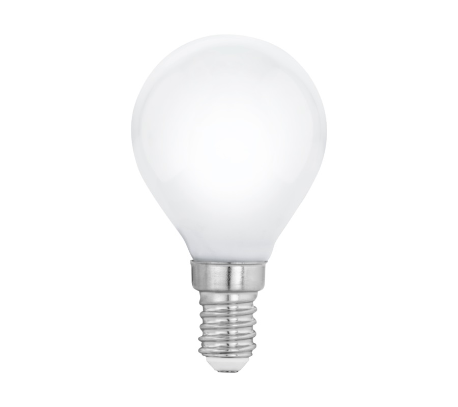 LED fényforrás E14 P45 4,5W 2700K opál szabályozható@ EGLO-12548 helyett
