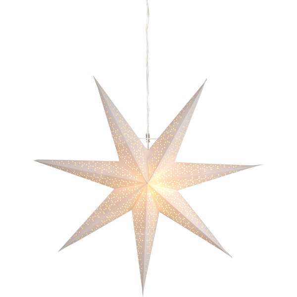 LED csillag függeszték E14 25W 700x700mm fehér papír