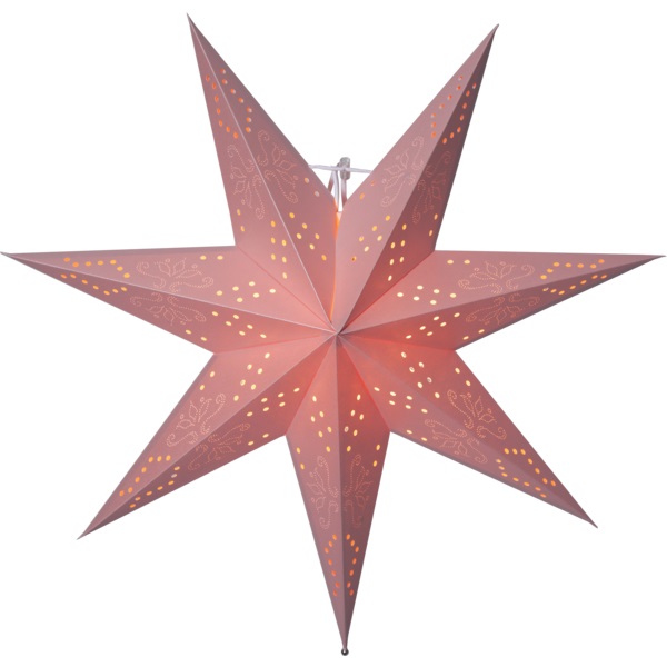 LED csillag függőleges E14 25W 540x540mm pink