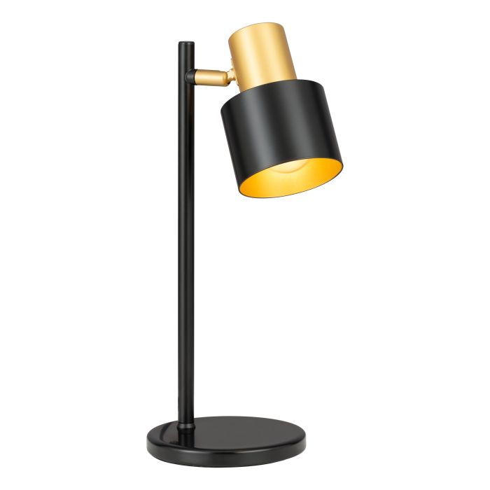 FIUMARA asztali lámpa E27 1x60W fekete/arany