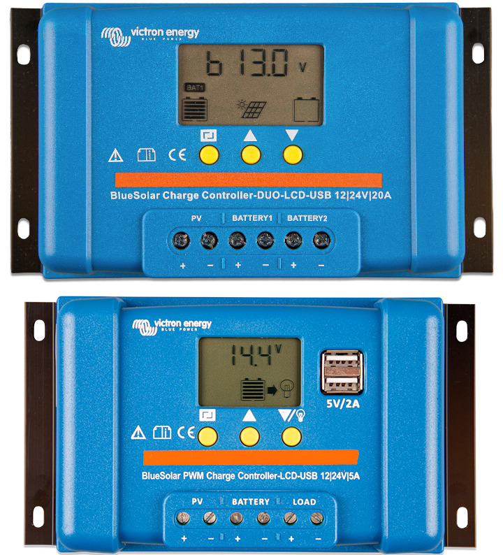 BLUESOLAR PWM TÖLTÉSVEZÉRLŐ (DUO) L@