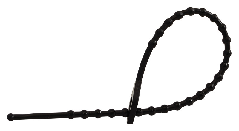 Kábelkötegelő gyöngyös 180mm fekete
