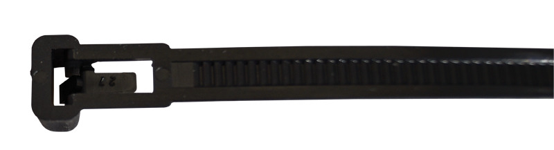Kábelkötegelő nyitható 280x7.5mm fekete