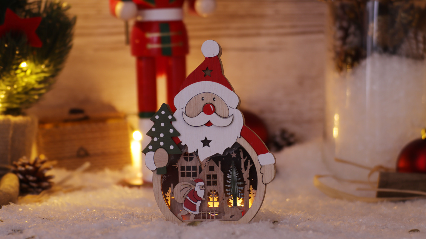 Xmas LED karácsonyi dekoráció mikulá elemes