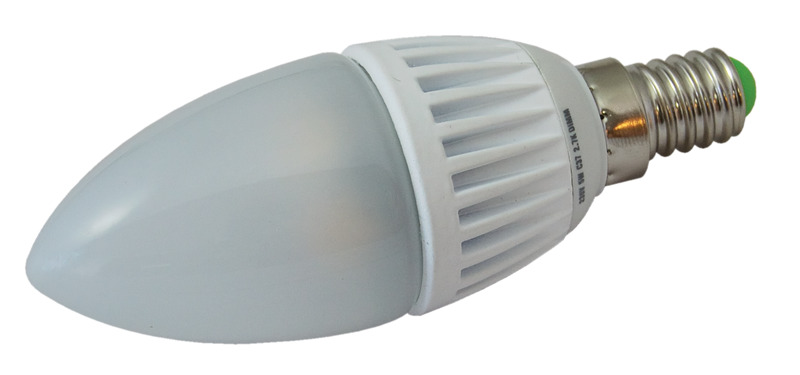 LED E14 gyertya 5W 2700K 370lm 25 tejüveg