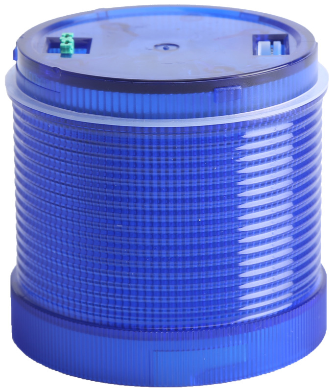 Fényjelző oszlophoz kék fényű henger 24V AC/DC IP65