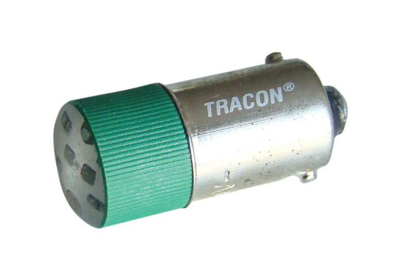 LED jelzőizzó Ba9s 230V AC/DC zöld NYGL-ACDC230G