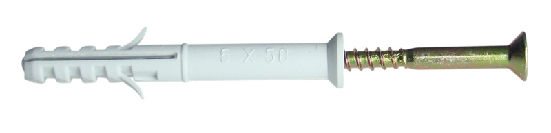 Tipli 8x135mm hosszított PA6.6 +csavar szürke