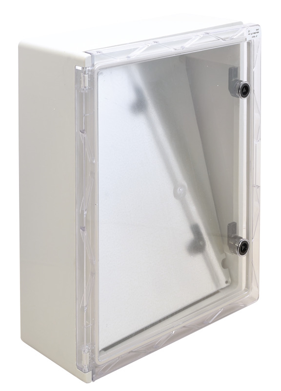 Műanyag szekrény 500x400x175 IP65 átlátszó ajtóval