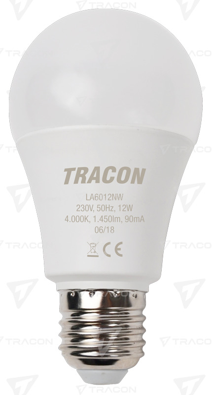 LED E27 GÖMB 12W 4000K 1450lm