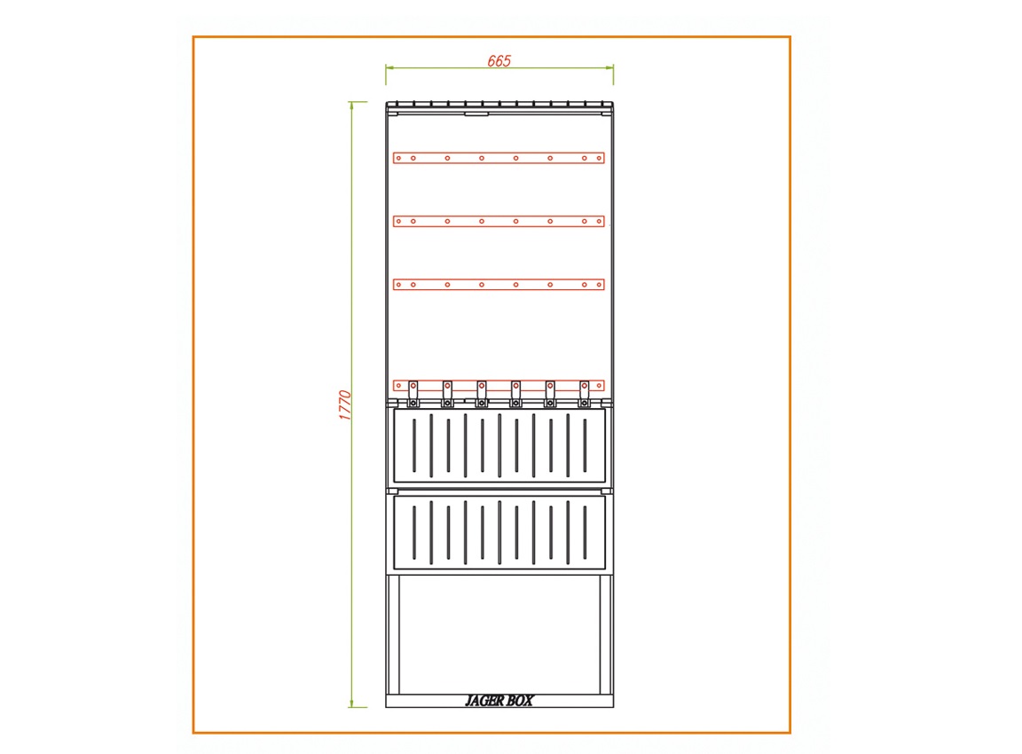 PVT-K-L 66 FE + 7xNH00 + 1xNH2