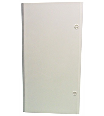 SCHRACK lakáselosztó ajtó 5x24 modul falon kívül szürke