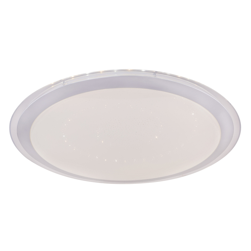 Mennyezeti lámpa metál fehér  akril fehér fényerő-szabályozható, távirányítós