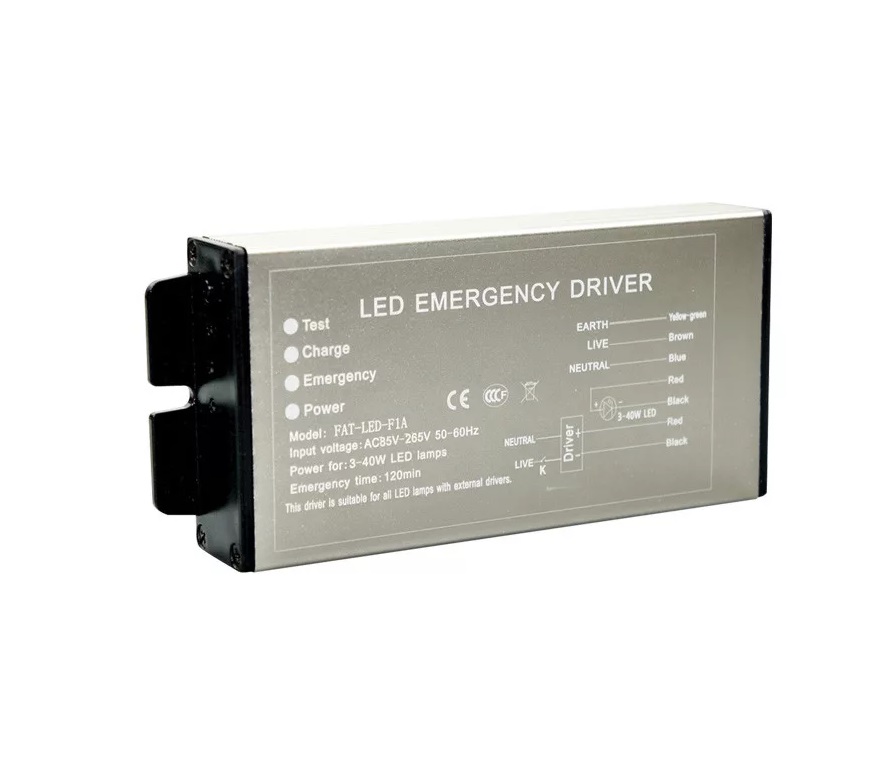 Vészvilágító meghajtó LED panelhez inverter 3-40W