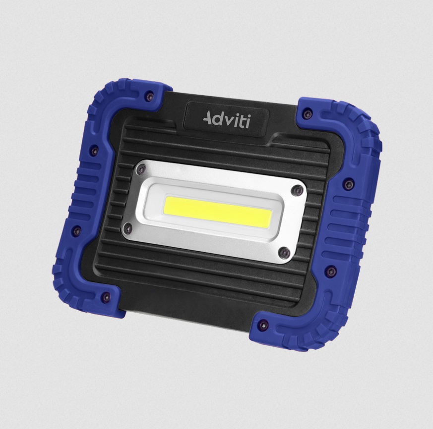 Robotix slim LED munkalámpa 20W usb 1250lm, IP44, usb töltővel