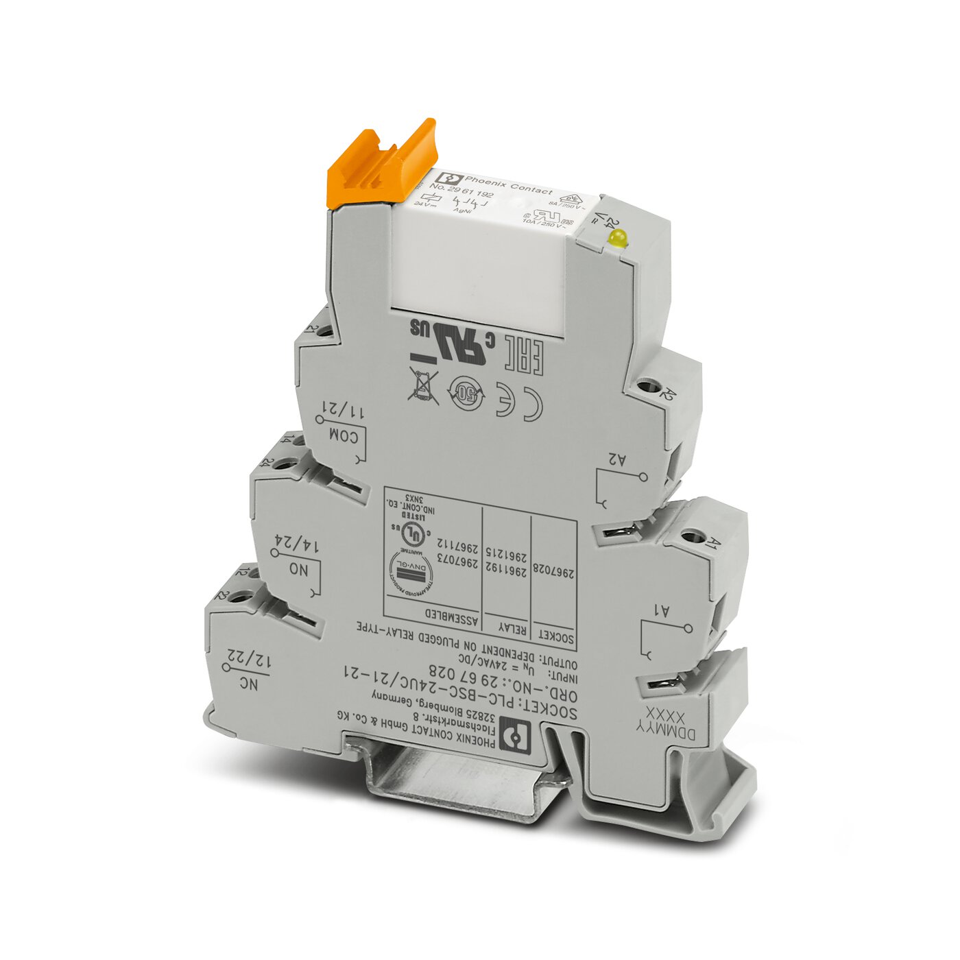 PHOENIX PLC-RSC- 24UC/21-21 2V. relé modul