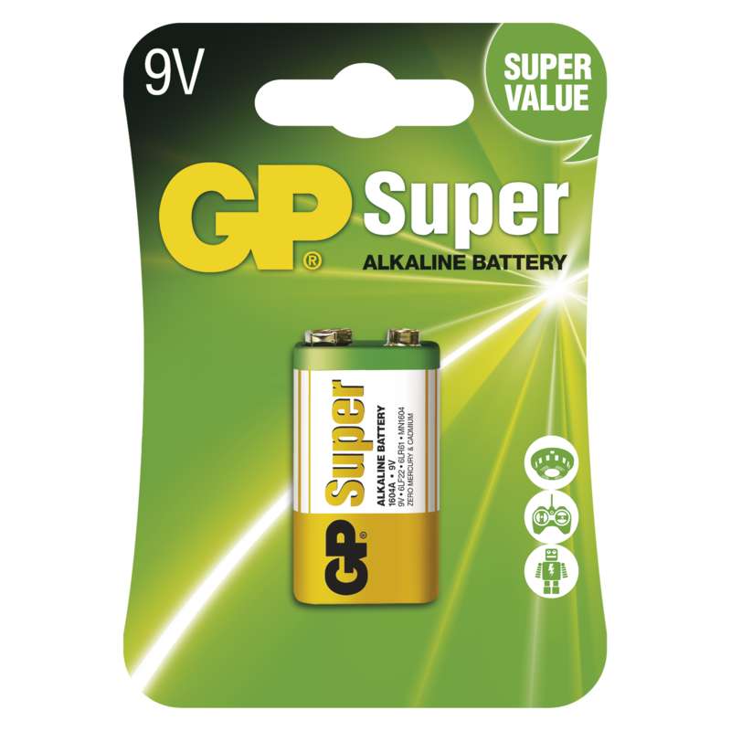 GP ELEM SUPER 9V 6LF22 1BL