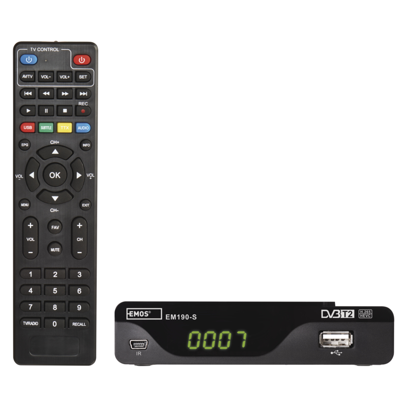 Vevőkészülék DVB-T2 EM190-s