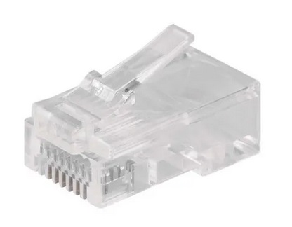 RJ45 csatlakozó UTP CAT5E tömör vezetékhez