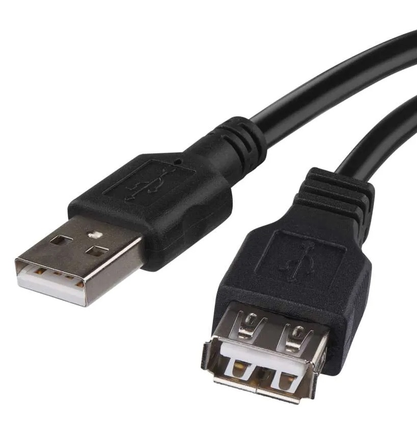 EMOS USB kábel 2.0A - A/F USB kábel 2.0 A – A/F csatlakozó