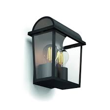 Harvest wall lantern black 2x42W