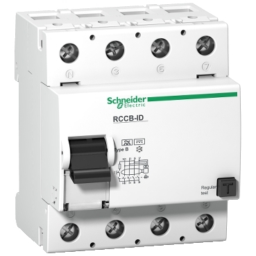 RCCB-ID B áram-védőkapcsoló B osztály, 4P, 125A, 300mA