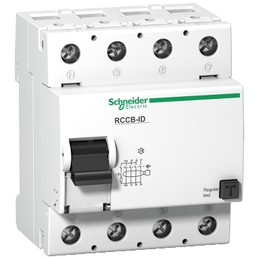 RCCB-ID 125A áram-védőkapcsoló AC osztály, 4P, 125A, 100mA