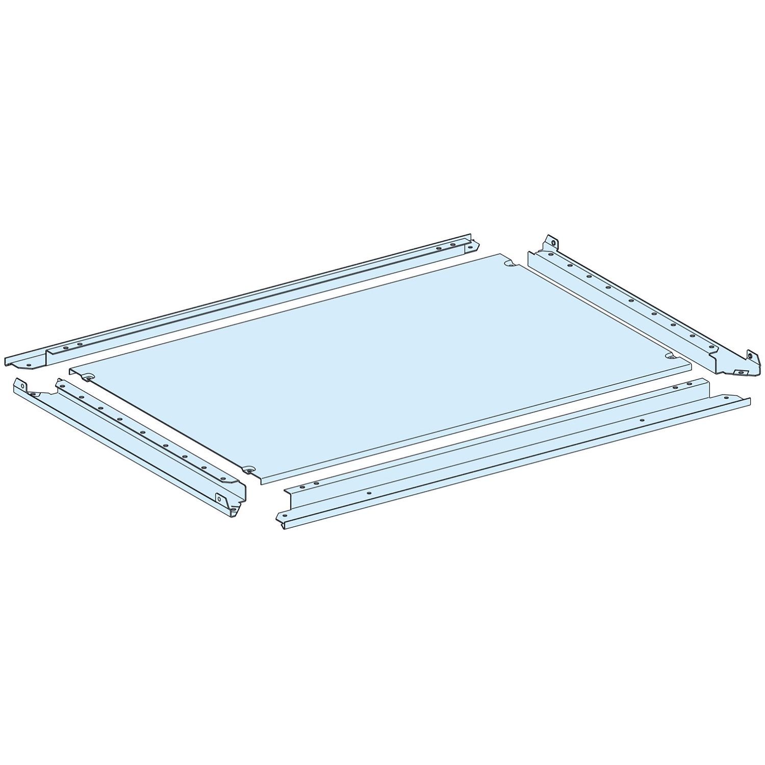 IP55 kábelbevezető lemez W=800mm