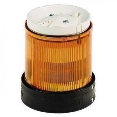 Jelzőoszlop LED vill.elem n.sárga230 narancssárga