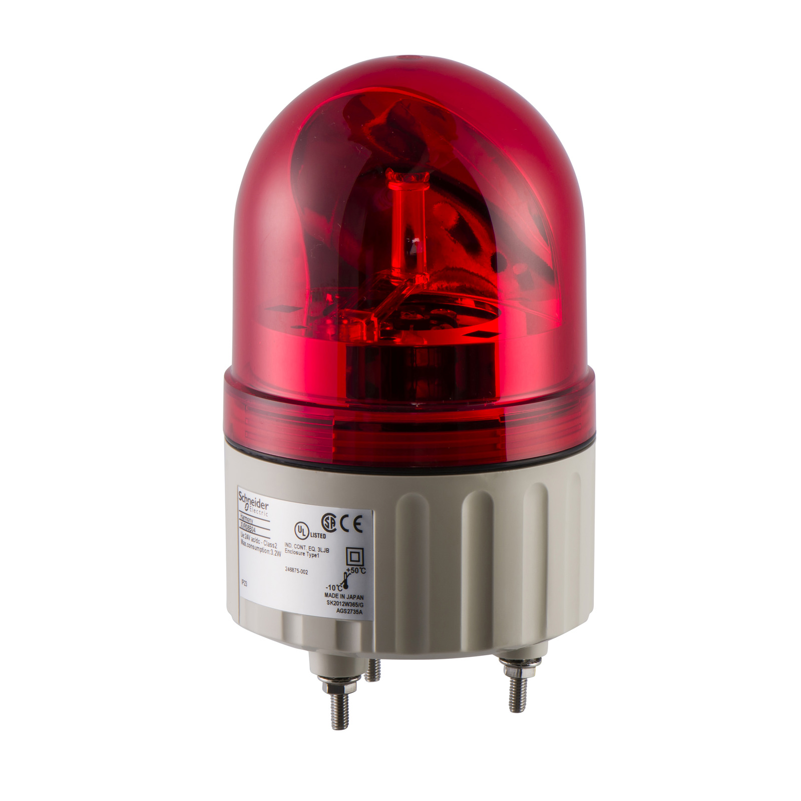 HARMONY XVR forgótükrös jelzőfény LED-es O84 IP23 piros 24V AC/DC