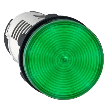 Jelzőlámpa LED 24V zöld