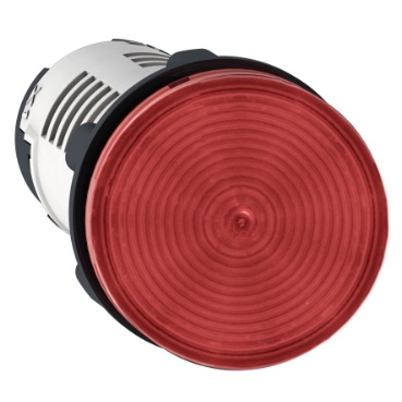 Jelzőlámpa LED 24V piros