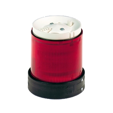 Jelzőoszlop LED vill.elem piros 230V
