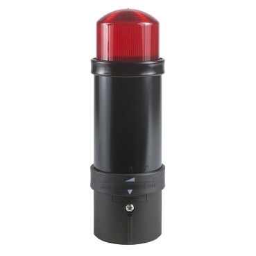 XVB villanó világító jelzőoszlop, piros 230V