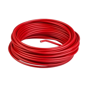 Piros horganyzott kábel, O5mm, l 25,5m -XY2C-hez