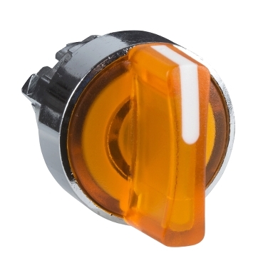 Narancssárga világító választókapcsoló fej O22 2 állású