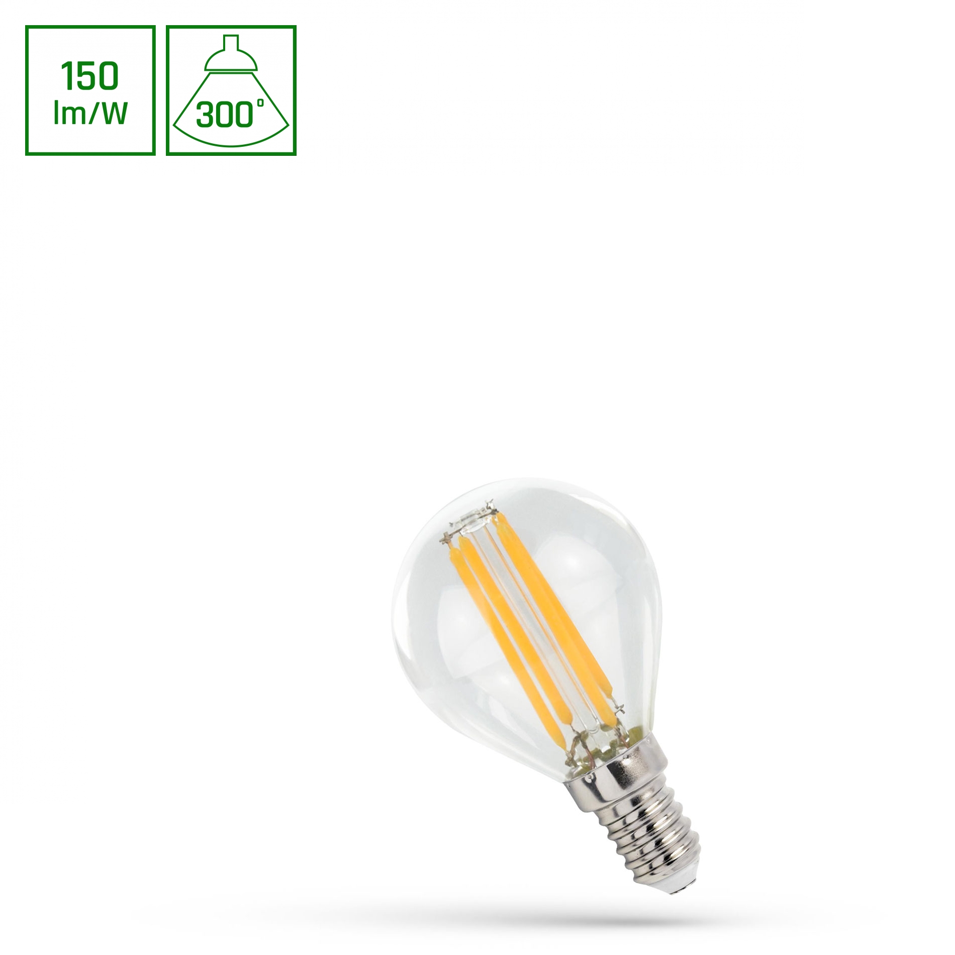 LED FILAMENT E27 6W 4000K 900Im@