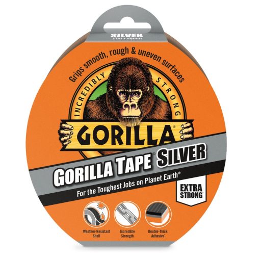 Ragasztószalag tape szürke 32mx48mm gorilla extra erős