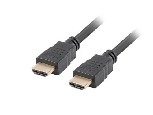 HDMI 1.4 ethernet kábel 5m fekete lanberg aranyozott