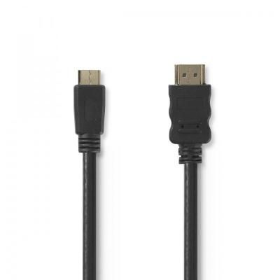 Mini HDMI 1.4 kábel 3m fekete (CVGP NEDIS